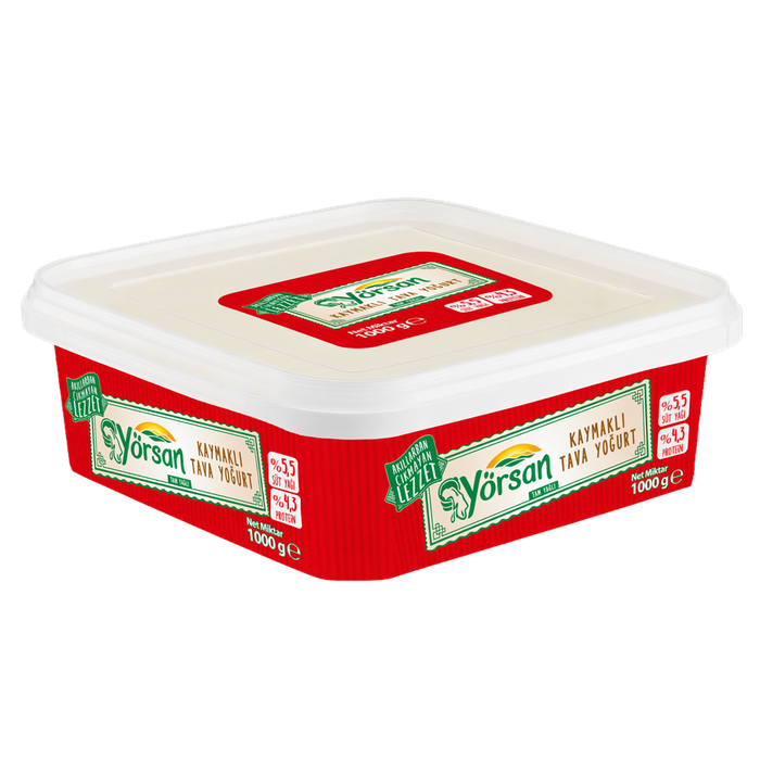 KAYMAKLI YOĞURT TAVA 1000 G 5,5Y 4,3P (YÖRSAN)